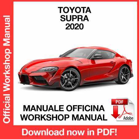 toyota supra owners manual