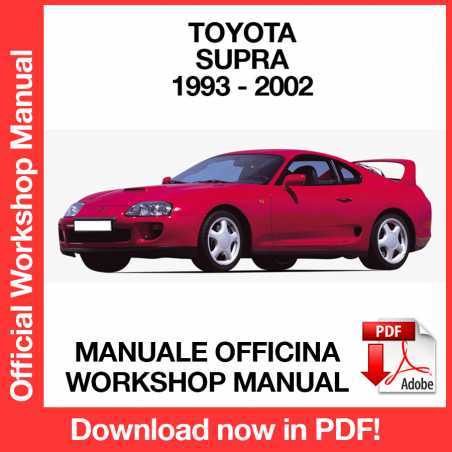 toyota supra owners manual