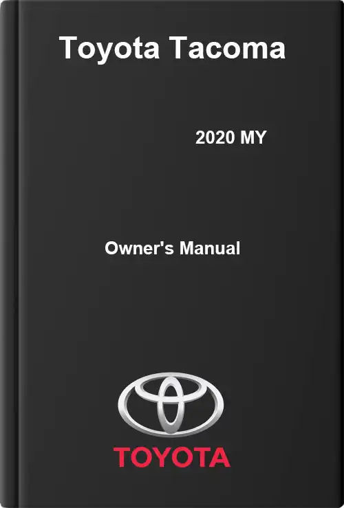 toyota tacoma owners manual 2020