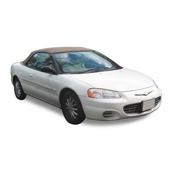 1999 chrysler sebring owners manual