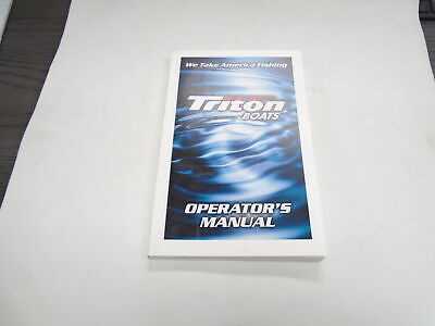 triton trailer owners manual