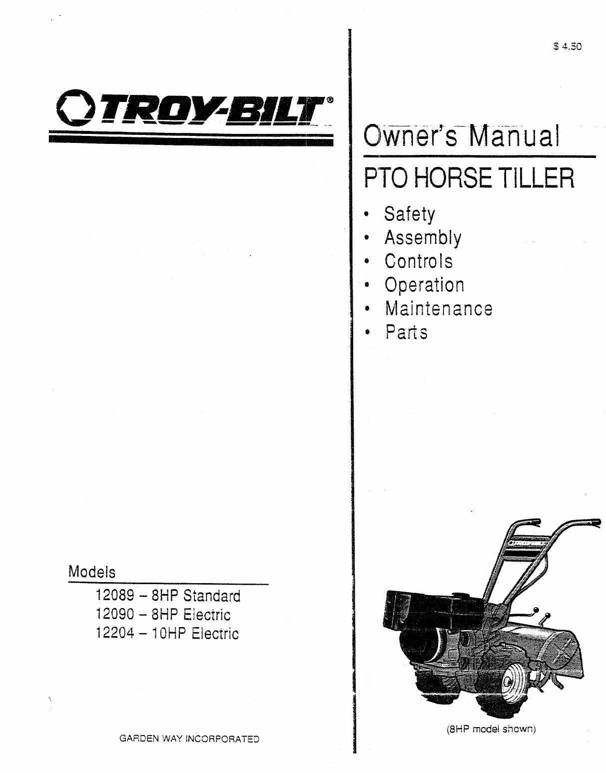 troy bilt generator 6000 owners manual