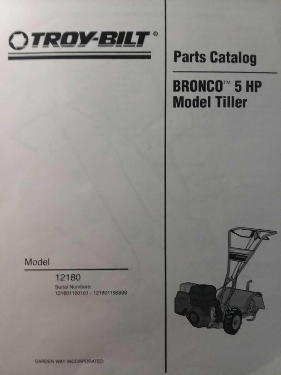 troy bilt super bronco tiller owners manual