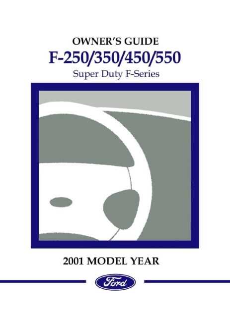 2001 ford ranger owners manual