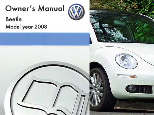 2008 vw beetle owners manual