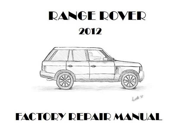 2012 range rover owners manual