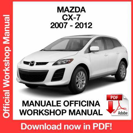 2011 mazda cx 7 owners manual