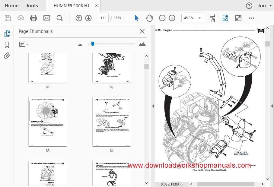 hummer h1 owners manual