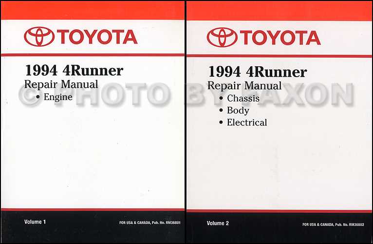 1994 toyota pickup owners manual