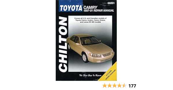 1997 toyota camry owners manual