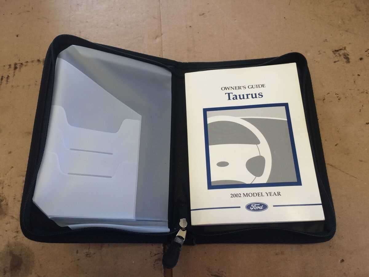 03 ford taurus owners manual