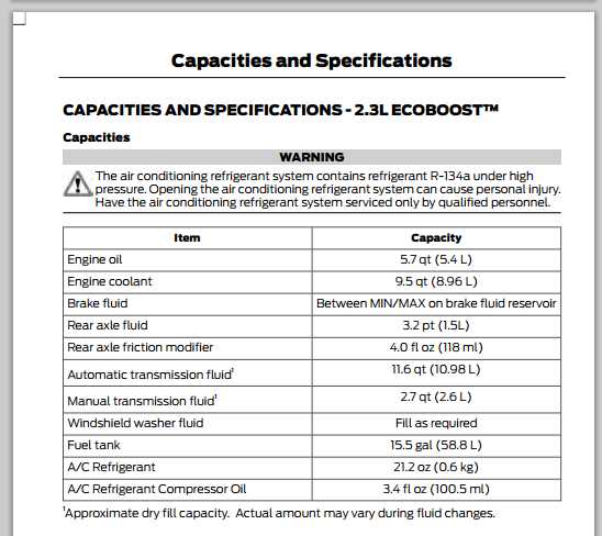 ford mustang owners manual