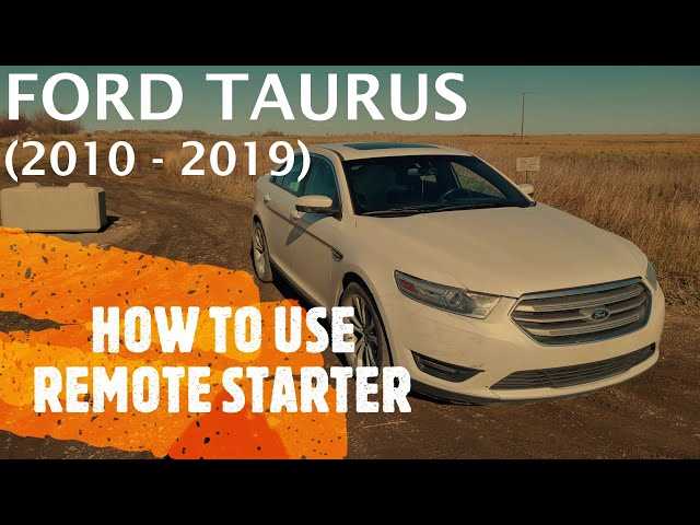 2019 ford taurus owners manual