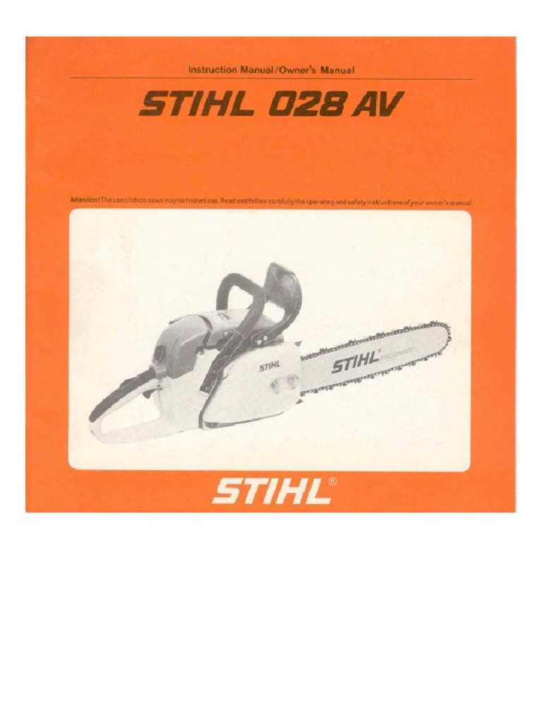 stihl 028 owners manual