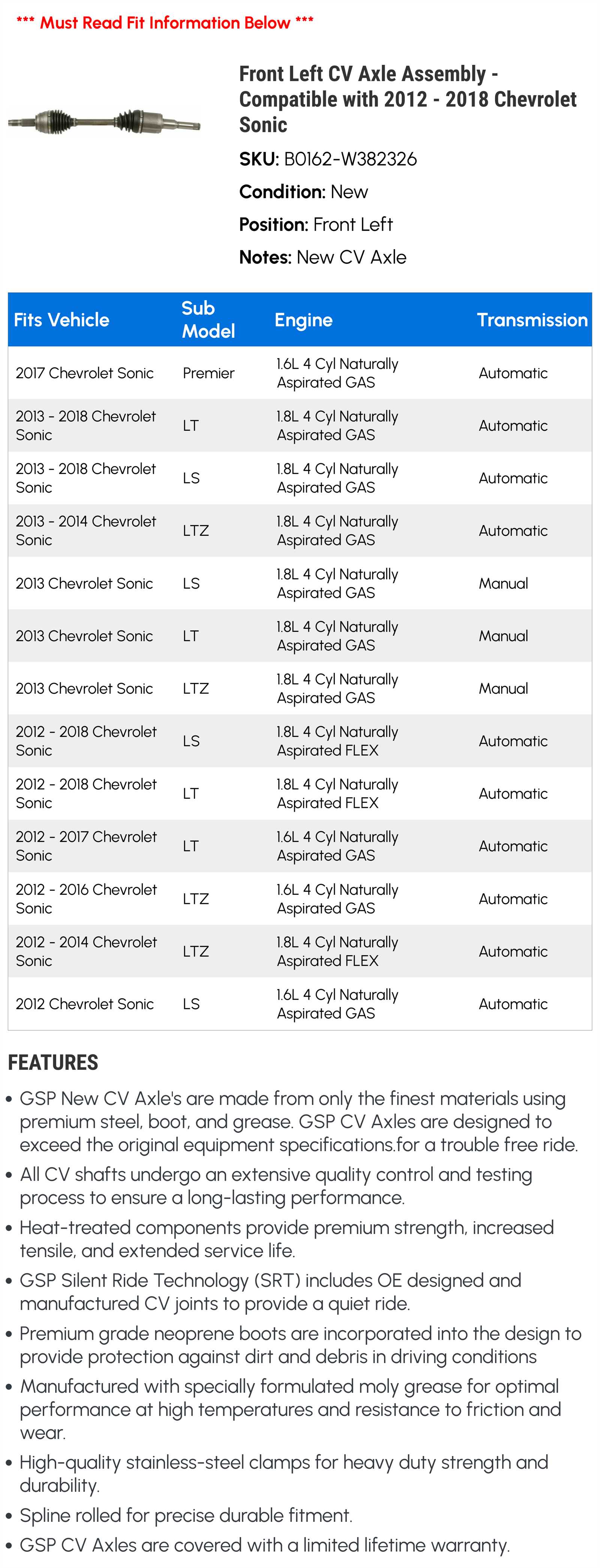 2014 chevy sonic owners manual