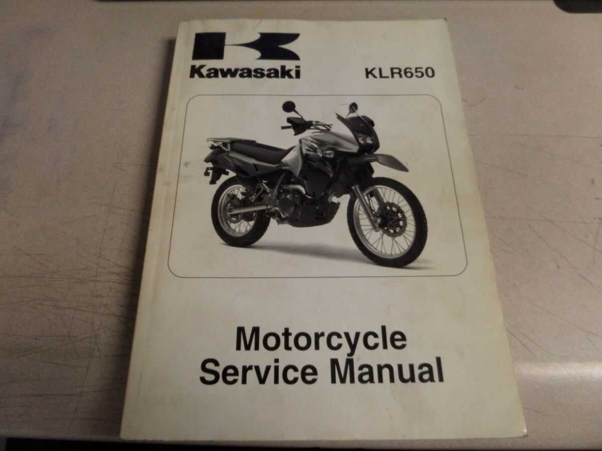 2009 kawasaki klr 650 owners manual