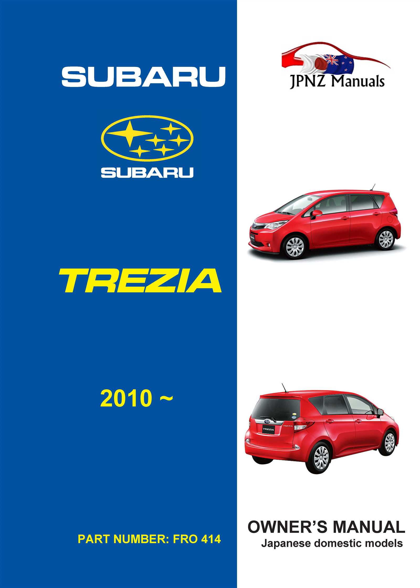 2010 subaru impreza owners manual