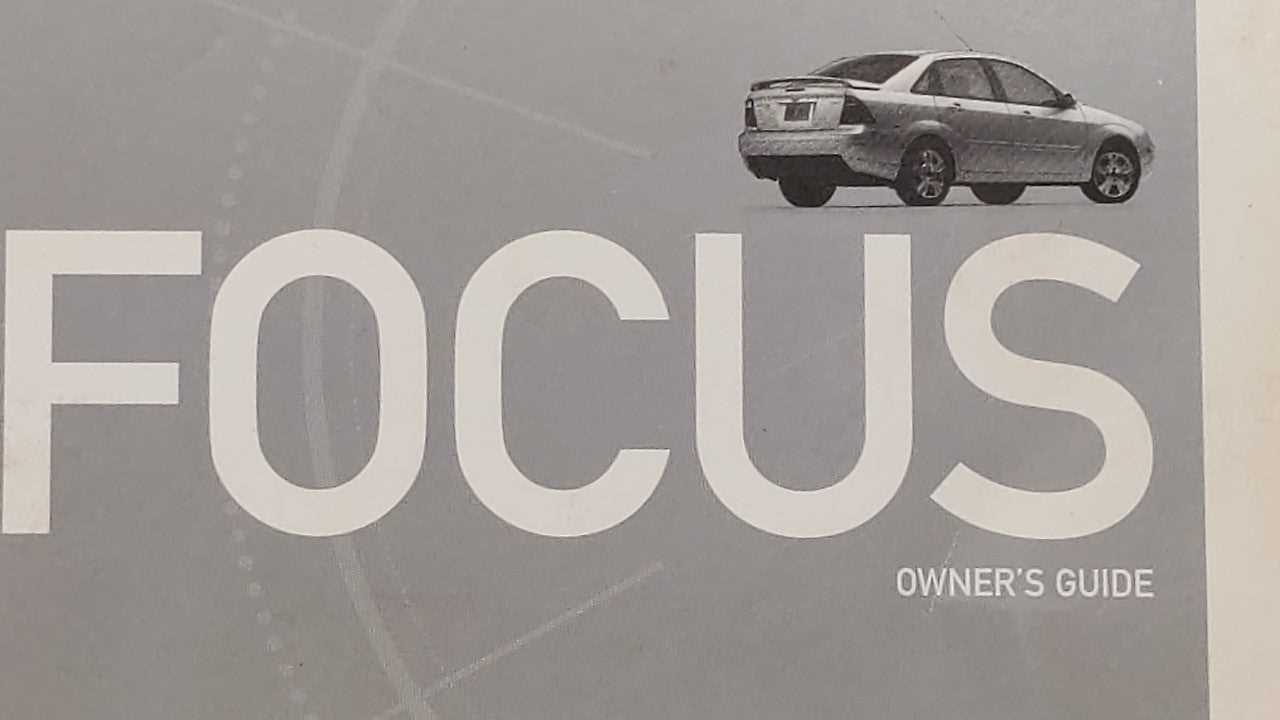 2004 ford focus owners manual