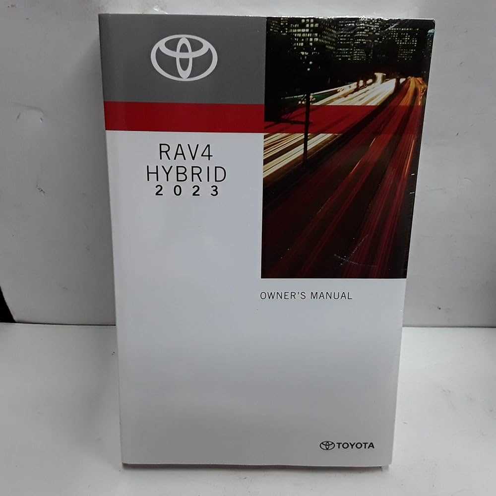 toyota rav4 2023 owners manual