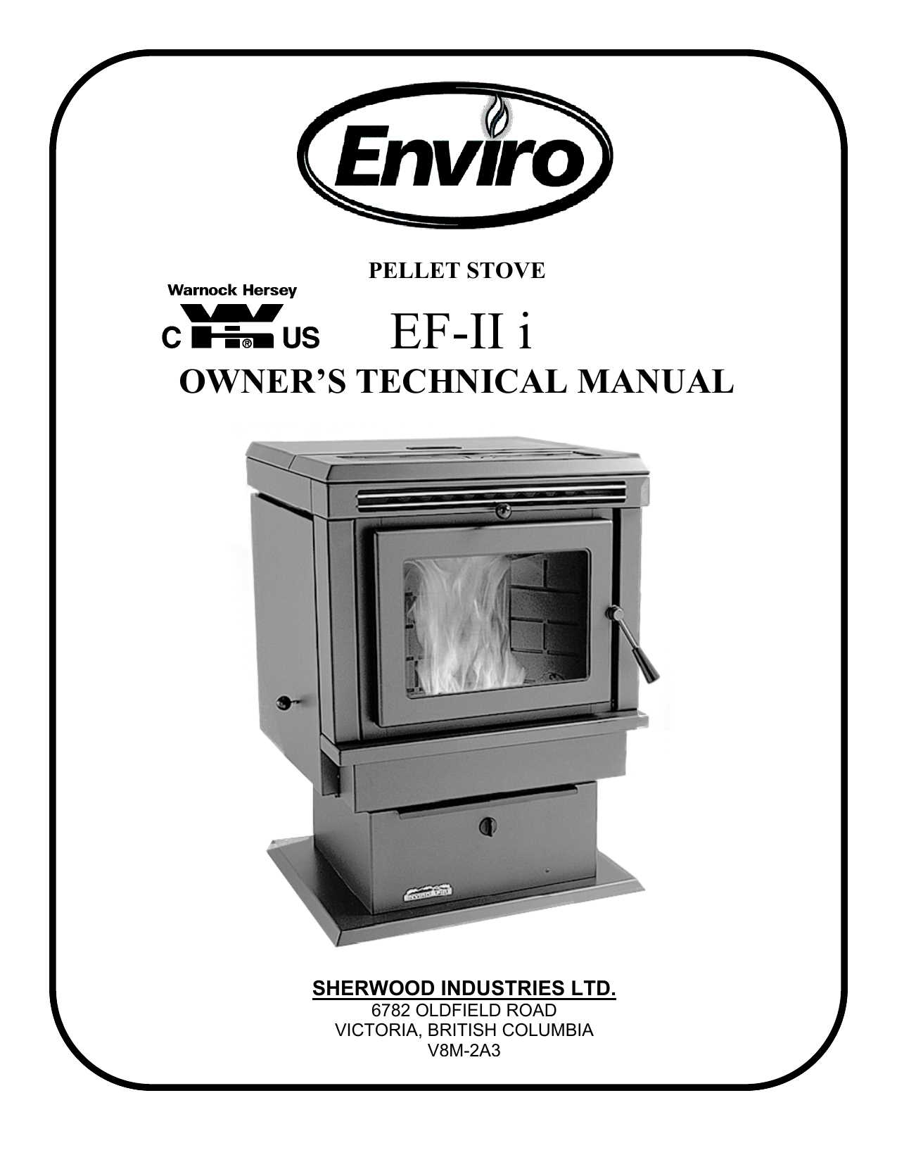 warnock hersey pellet stove owners manual