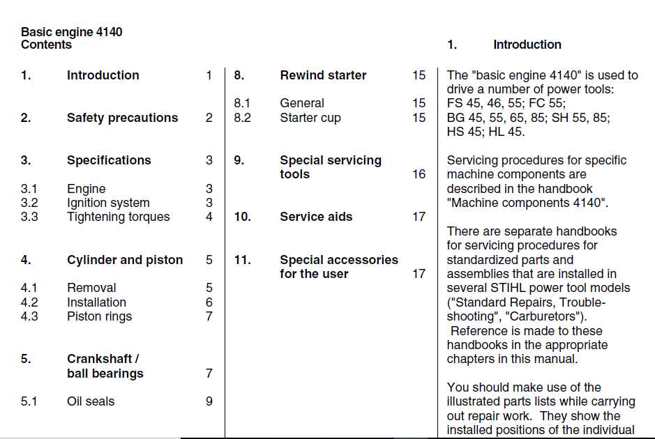 stihl fs 85 owners manual