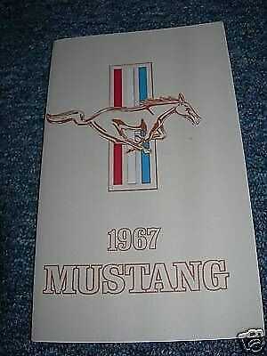 1967 mustang owners manual