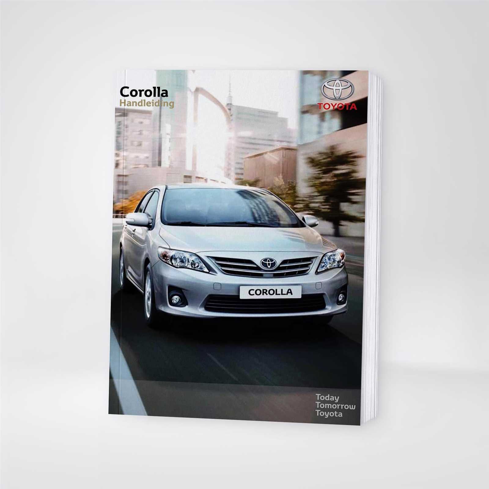 2010 corolla owners manual