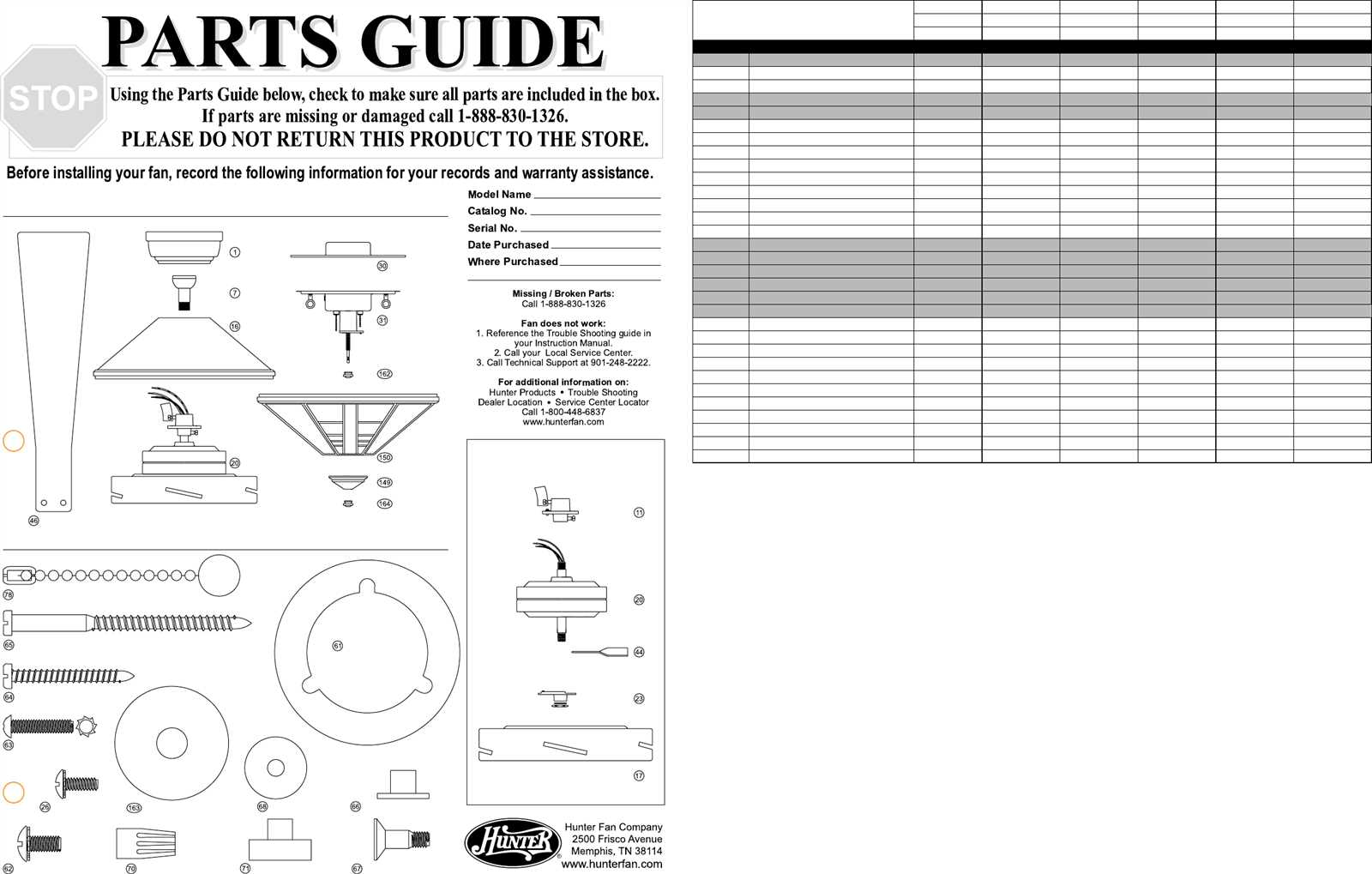 hunter fan owners manual