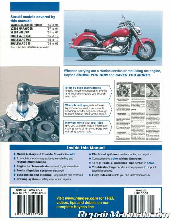 1997 suzuki intruder 800 owners manual