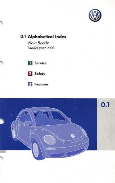 2006 volkswagen beetle owners manual