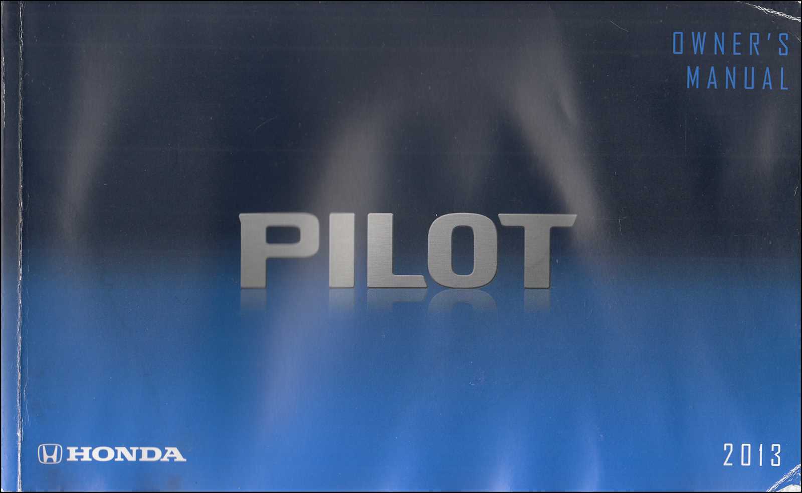 2013 honda pilot owners manual