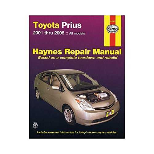 2008 toyota prius owners manual