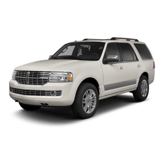 2001 lincoln navigator owners manual