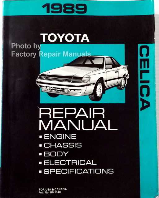 2000 toyota celica owners manual