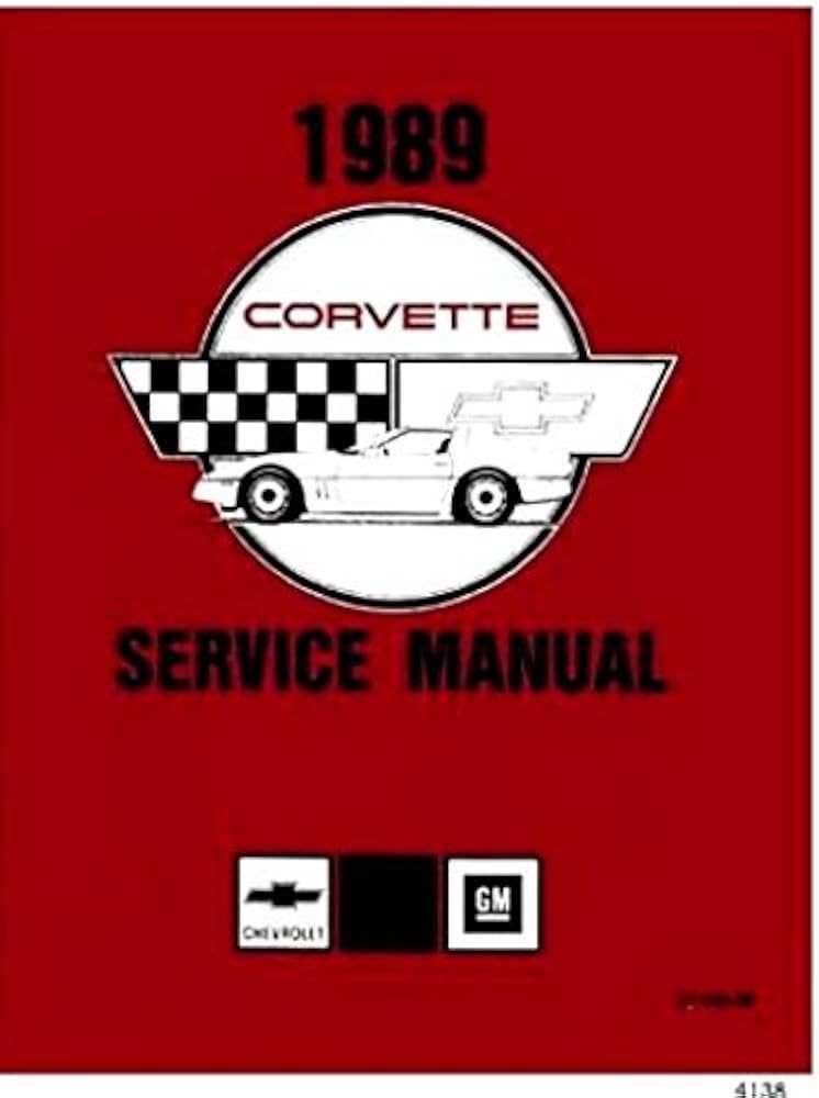 1989 corvette owners manual