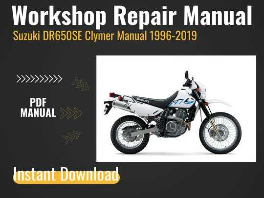 suzuki dr650 owners manual