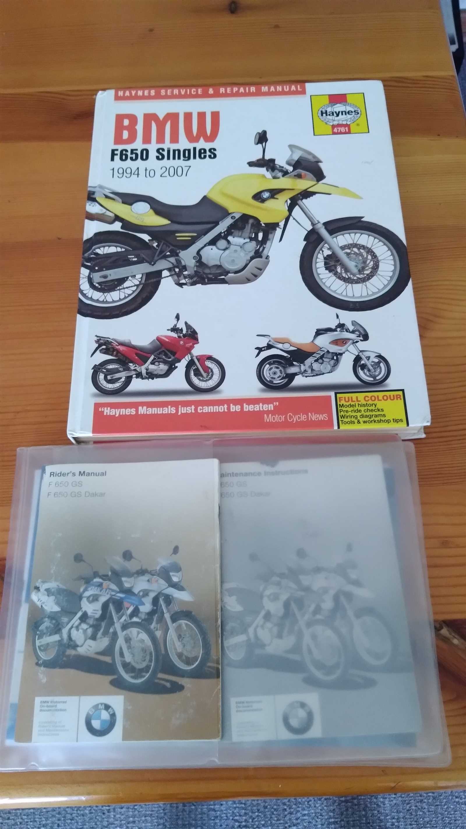 2009 bmw f650gs owners manual