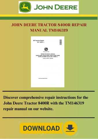 john deere owners manual