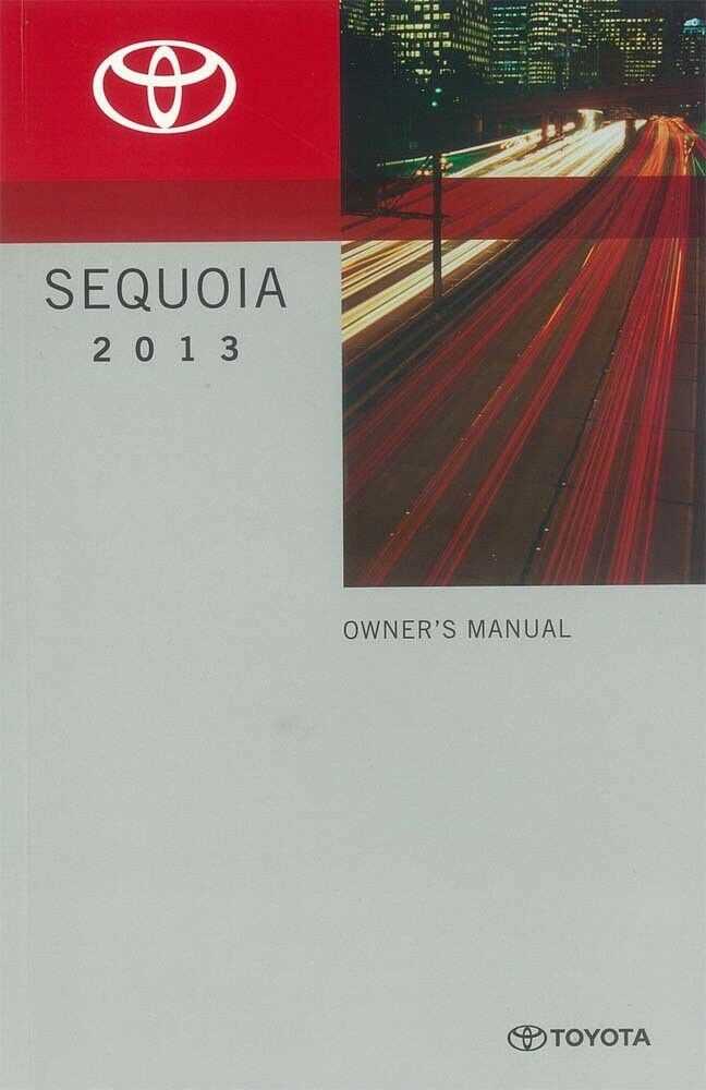 2015 toyota sequoia owners manual