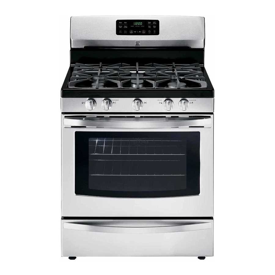 kenmore gas range owners manual