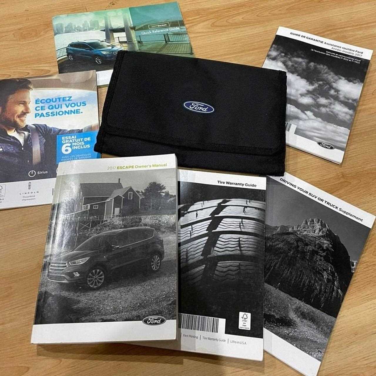 ford escape 2017 owners manual