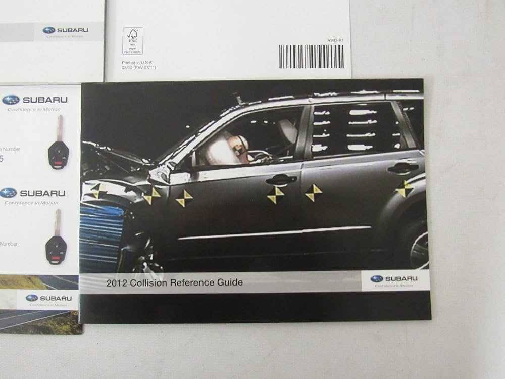 2012 subaru outback owners manual