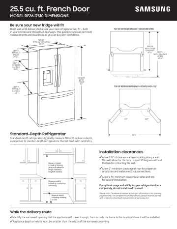 owners manual for samsung refrigerator