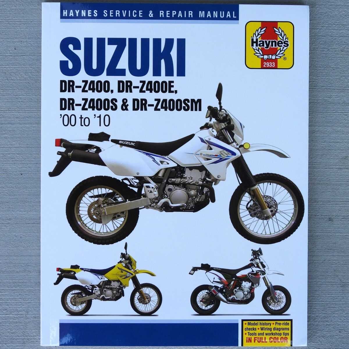 2006 suzuki drz 400 owners manual