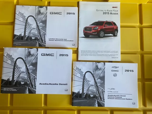 2015 gmc acadia denali owners manual