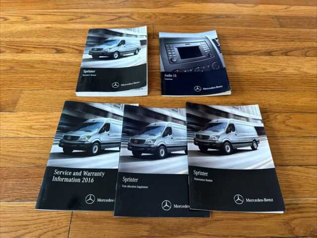 2016 sprinter owners manual