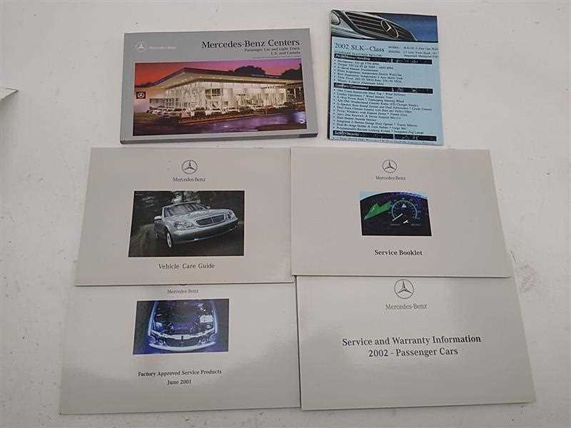 2001 mercedes benz slk 320 owners manual