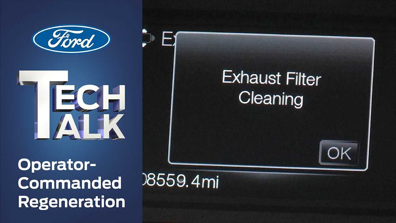 clean exhaust filter see owners manual now