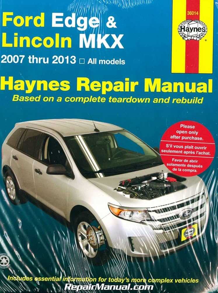 owners manual for 2013 ford edge