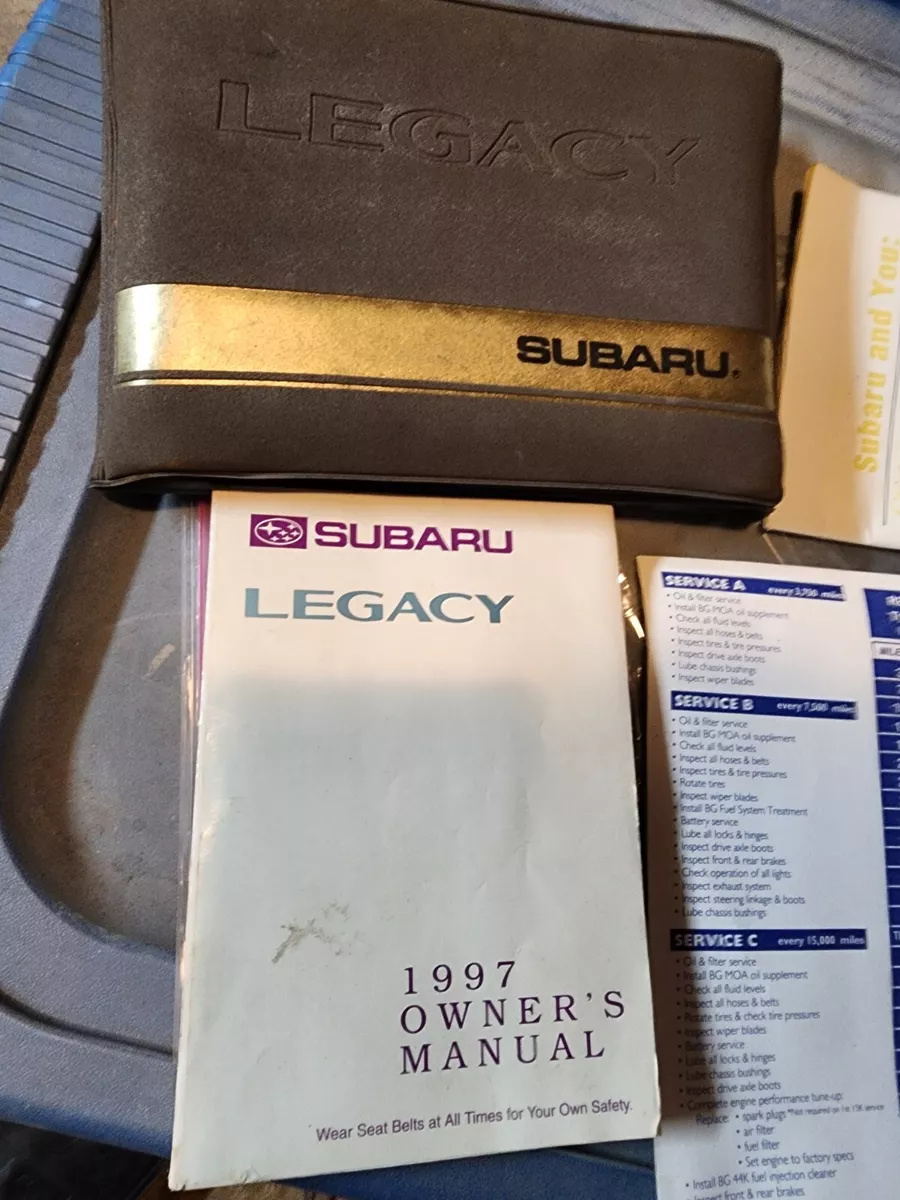 1997 subaru legacy owners manual